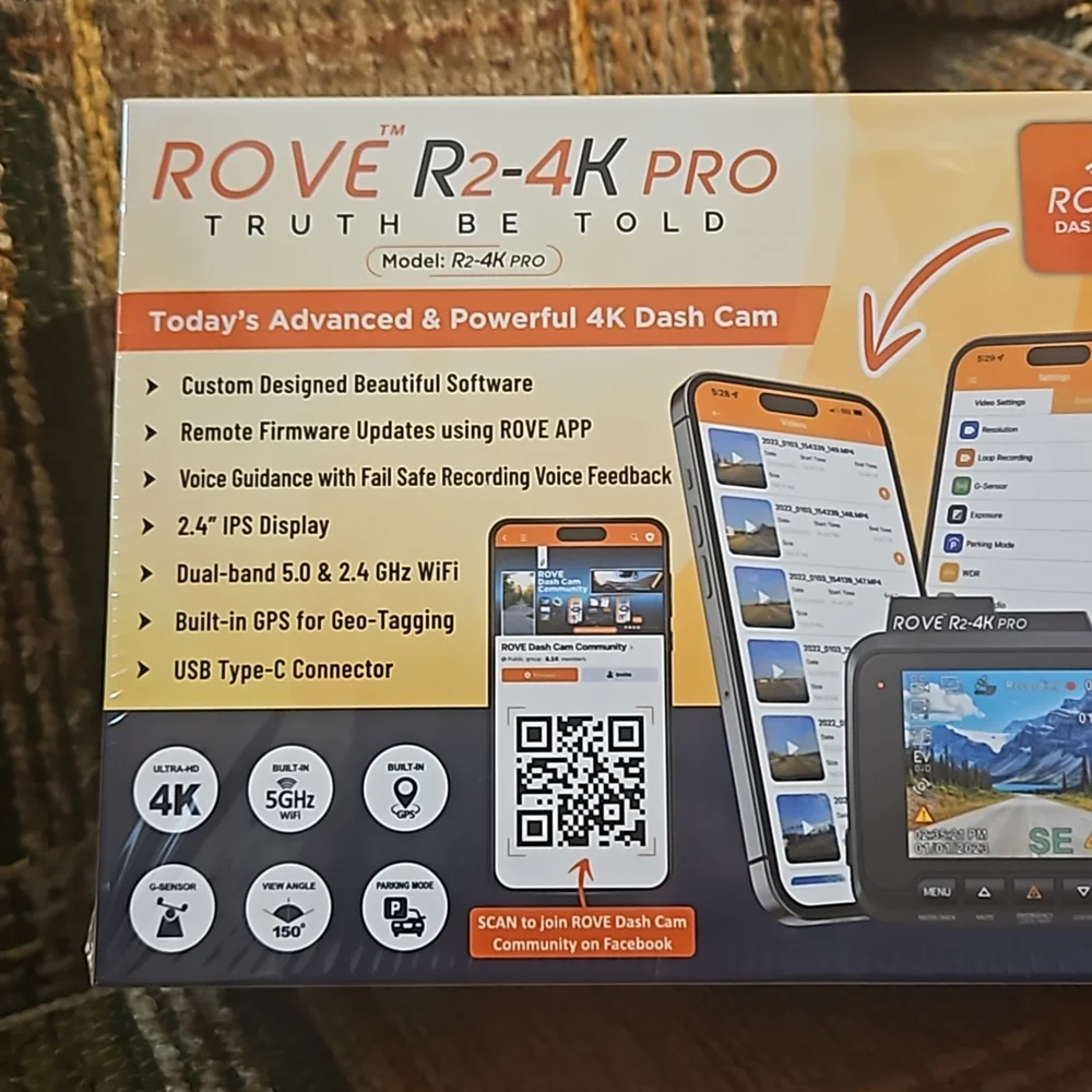 COPY - ROVE R2-4K PRO Dash Cam